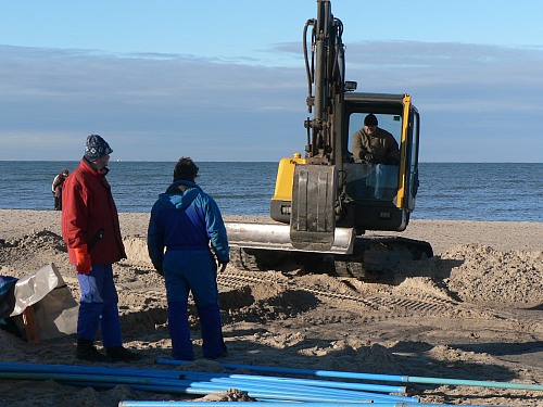 Rostock Warnemünde
Excavations along the beach<br />
Küste - Strand, Öffentlicher Bereich/Strand
Nardine Stybel 